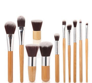 Bamboo Handle Makeup Brush Set - Modiniva LLC