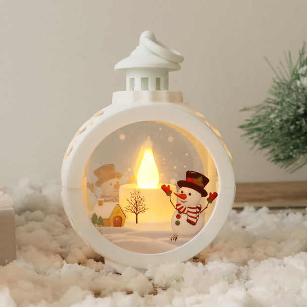 Santa LED Lantern Ornament - Modiniva LLC