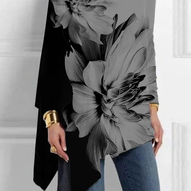 Fabulous Summer Long Sleeve Oversized Top - Modiniva LLC