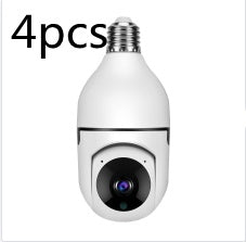 WiFi CAMERA 1080P Bulb 4X Zoom Camera Monitor