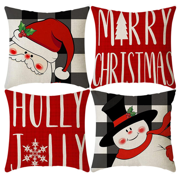 Christmas Elk Pillowcase - Modiniva LLC