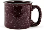 Thick Walled Plum Ceramic Campfire Mug Set