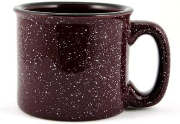 Thick Walled Plum Ceramic Campfire Mug Set - Modiniva LLC