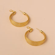 Copper Alchemy: Endless Hoop Magic Earrings - Modiniva LLC