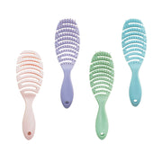 Comb for smoothing hair, massage the head, large curved comb, hollow arc-shaped mosquito coil comb, rib comb for women random Health, Beauty & Hair