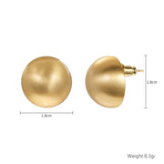 Korean Retro Fashion Stud Earrings Gold Jewelry & Watches