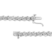 Swirling Symphony: Diamond "S" Link Femme Bracelet - Modiniva LLC