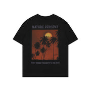 Elevate Your Summer Style with the Sunset Print T-Shirt Men's Clothing