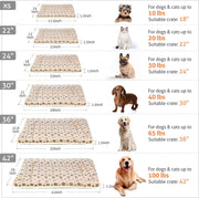 Ultra Soft Dog Crate Pad: Reversible Fleece, 23x18 Inch - Modiniva LLC