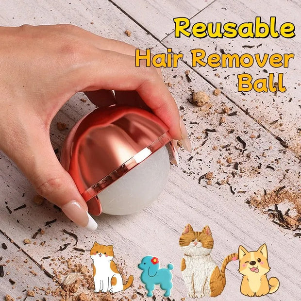 Reusable Hair Remover Ball Pet Hair Lint Roller Clothes Dust Cleaning Ball Washable Sticky Gel Lint Rollers Tool For Cat Dog - Modiniva LLC