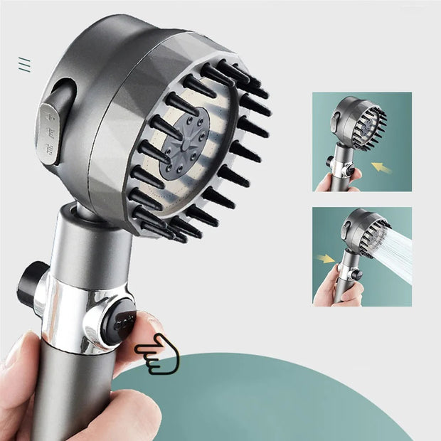 4-Mode Massage: High-Pressure Showerhead Home, Pets, Appliance