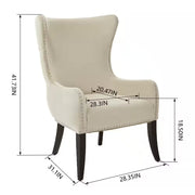 Maeford Biscuit Beige Upholstered Accent Chair