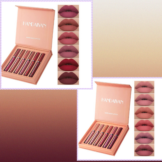 Color Canvas: Handaiyan 6-Piece Lipstick Collection - Modiniva LLC