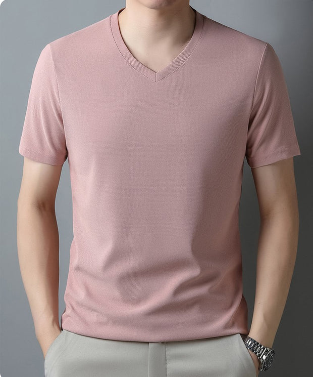 Men's Modern V-Neck Tee - Modiniva LLC