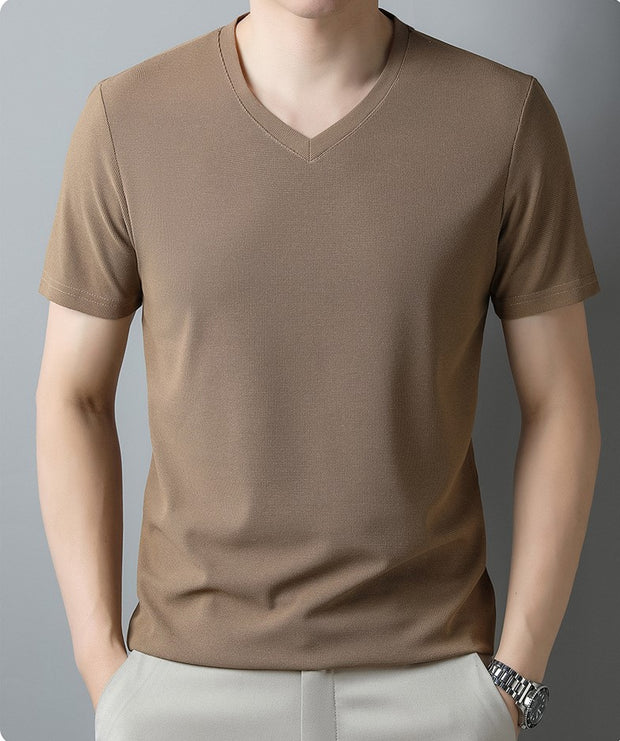 Men's Modern V-Neck Tee - Modiniva LLC