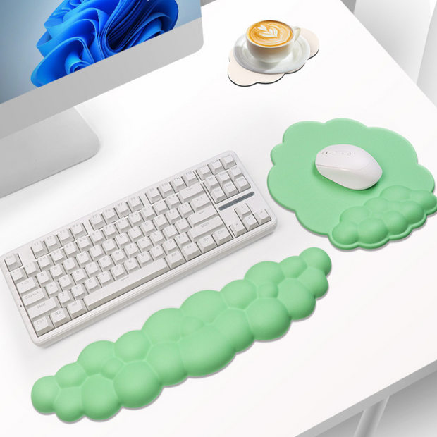 Ergonomic Keyboard Wrist Rest & Mouse Pad Combo - Modiniva LLC