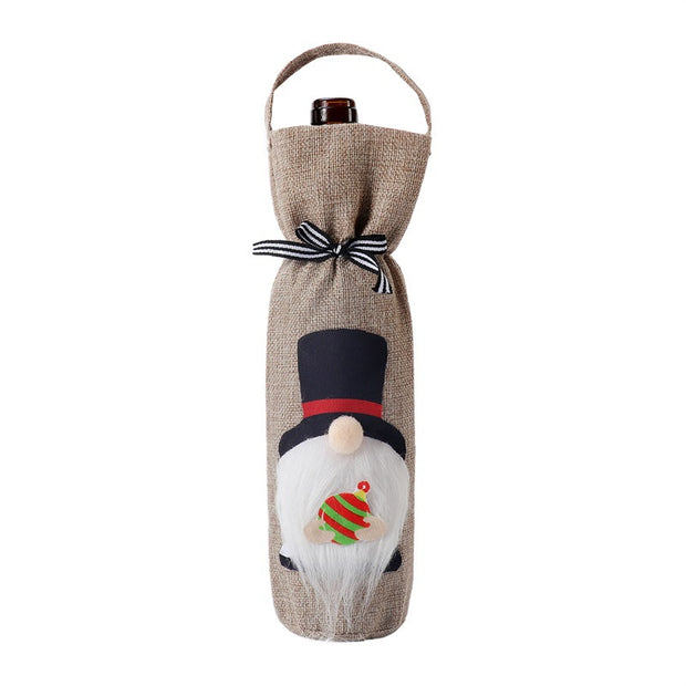 Christmas Decoration Supplies Bottle Cover - Modiniva LLC