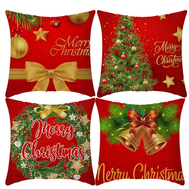 Christmas Elk Pillowcase - Modiniva LLC