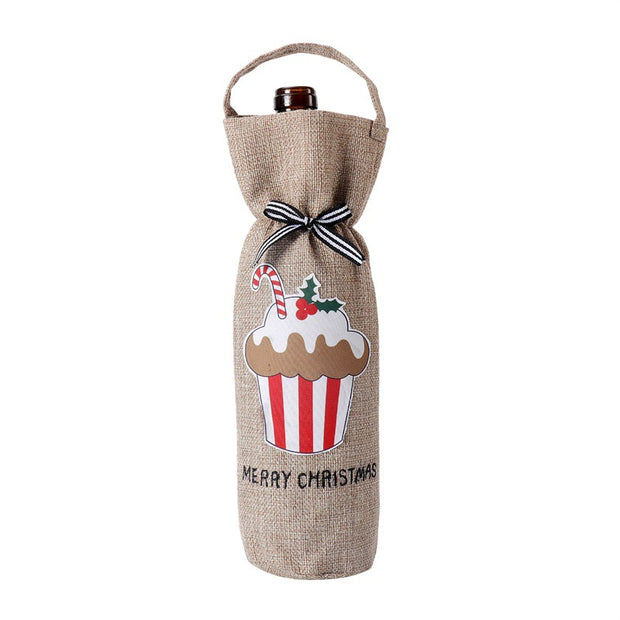 Christmas Decoration Supplies Bottle Cover - Modiniva LLC