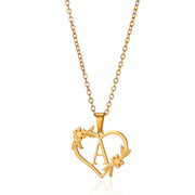 Stainless Steel Heart Pendant Necklace - Modiniva LLC