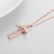 Rose Gold Plated Cross Necklace for Women