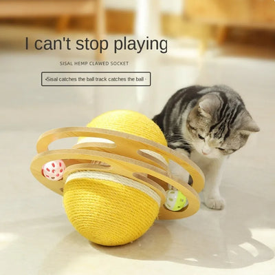 Sisal Cat Turntable Toy - Modiniva LLC