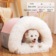 Snuggly & Warm Fluff-Topia Pet Bed - Modiniva LLC