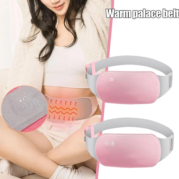 Quick Heat Comfort: Menstrual Relief Electric Massage Belt Home, Pets, Appliance