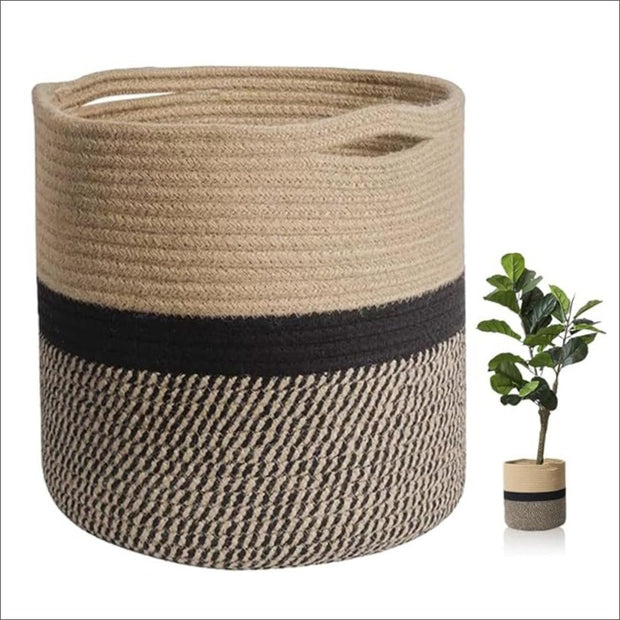 Multi-Purpose Cotton Rope Storage Basket Big test