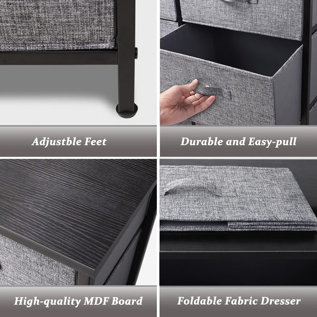 Space Maximizer: 8-Drawer Dresser for Every Room - Modiniva LLC