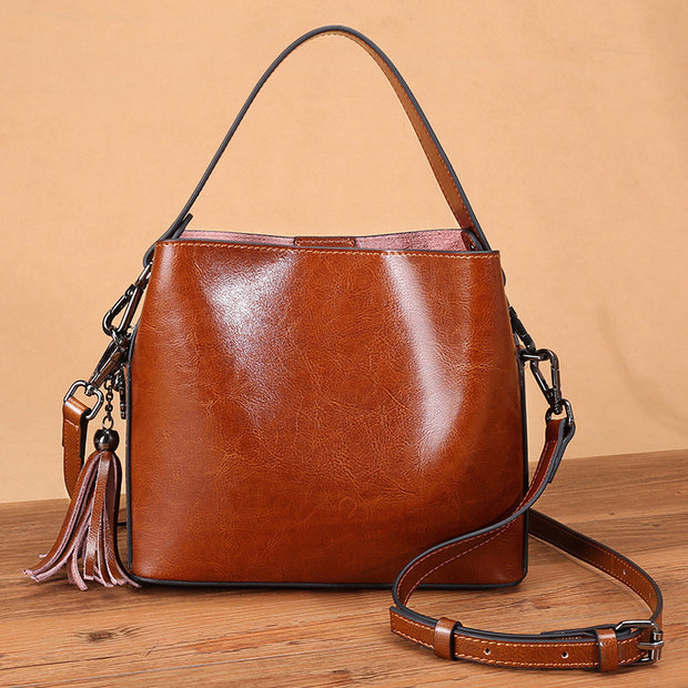 Chic Cowhide Timeless Tote Bag - Modiniva LLC