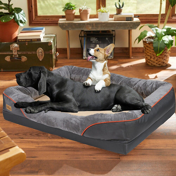 Waterproof Extra Large Orthopedic Bed Sponge Foam Dog Bed - Modiniva LLC