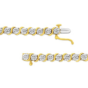 Swirling Symphony: Diamond "S" Link Femme Bracelet - Modiniva LLC