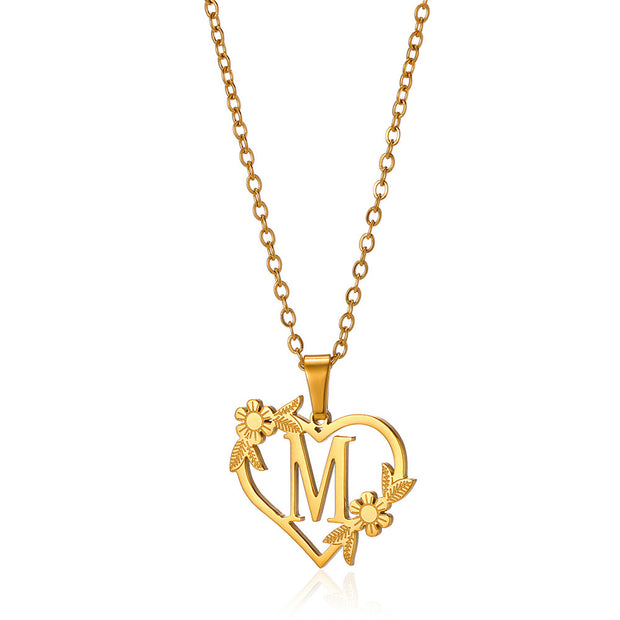 Stainless Steel Heart Pendant Necklace - Modiniva LLC