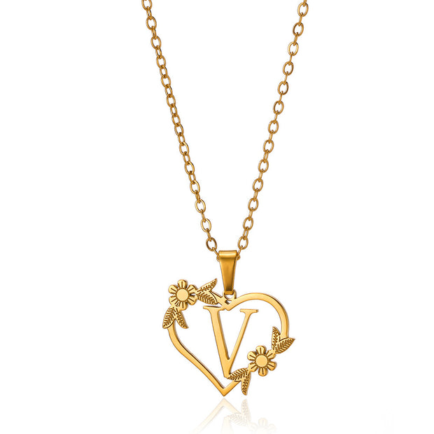 Stainless Steel Heart Pendant Necklace - Modiniva LLC