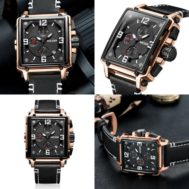 Luxury Men’s Chronograph Quartz Watch - Modiniva LLC