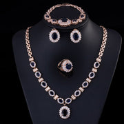 Big Brand Retro Zircon Necklace Set Chain Women + Automobiles & Motorcycles + Modiniva LLC