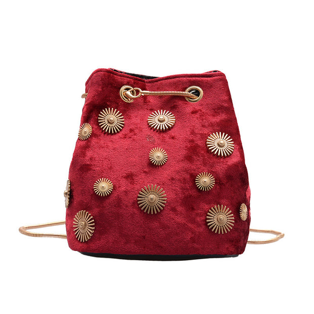 Luxe Velvet Mini Tote: Natural Sophistication - Modiniva LLC