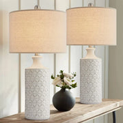 Amarchand 24.75"Modern Ceramic Lamp (Bulb Not Included) - Modiniva LLC