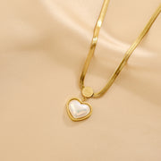 Pretty Heart Necklace and Earrings Set Jewelry & Watches