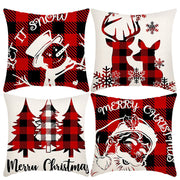 Christmas Elk Pillowcase - Modiniva LLC