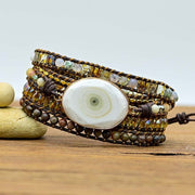 Lunara Boho Crystal Bud Bracelet