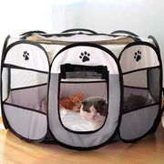 Octagon Oasis : Comfy Foldable Pet Haven Home, Pets, Appliance