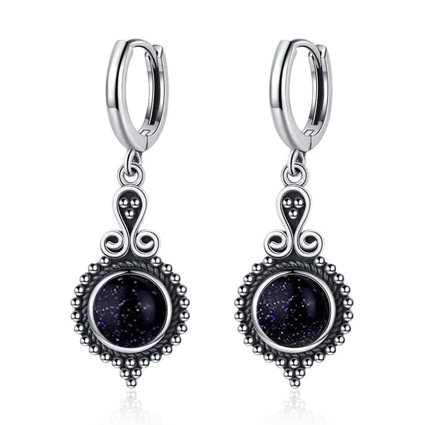 Elegant Kyanite 925 Sterling Silver Drop Earrings - Modiniva LLC