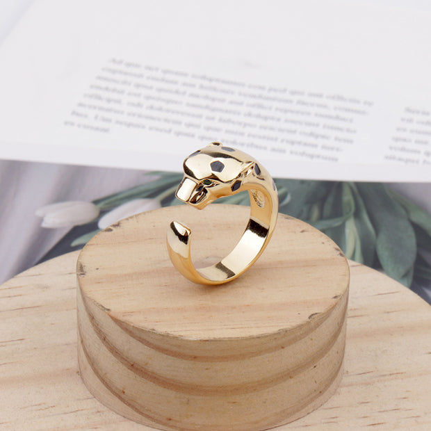 Women's Fashion Gel Leopard Bracelet Ring