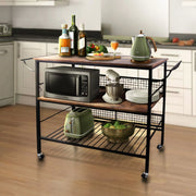 3-Tier Rolling Kitchen Cart - Modiniva LLC