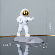 Luxury Astronaut Phone Stand & Home Decor Gold-A Phone & Telecommunications