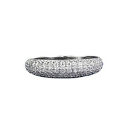 Full Rhinestone Zircon Ring For Women