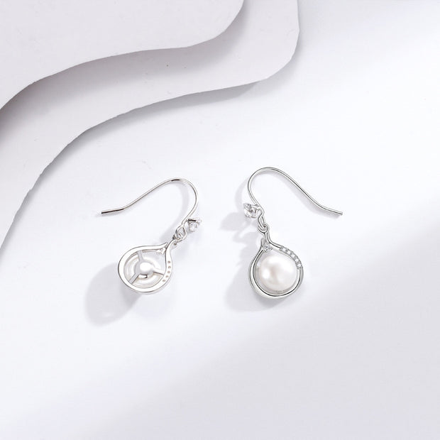 Elegant Simulated Pearl Earrings Set Jewelry & Watches