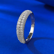 Full Rhinestone Zircon Ring For Women